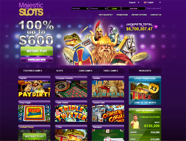 Online Casino SEO -Majestic Slots